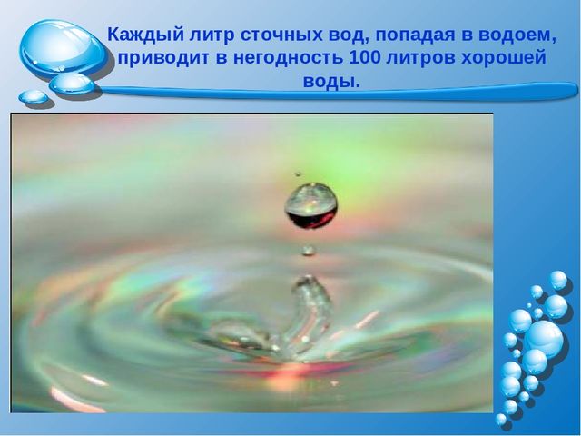 Презентация на тему: "Волшебница-водица"