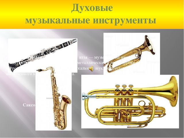 Презентация на тему "Музыкальные инструменты"