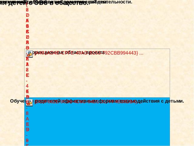 Использование метода проекта в работе с детьми с нарушением опорно-двигательного аппарата (НОДА)