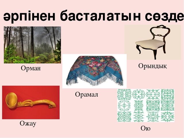 Урок-презентация на тему "О дыбысы мен әрпі туралы"