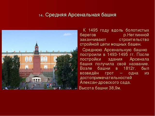 Презентация для дошкольников по истории развития Кремля "Московский Кремль"