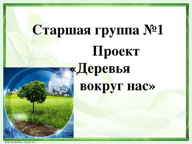 Презентация экология подготовительная группа