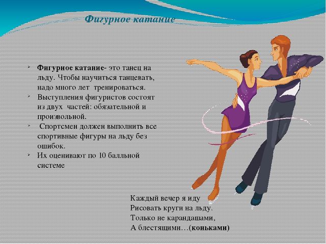 Зимние виды спорта (познавательное развитие)