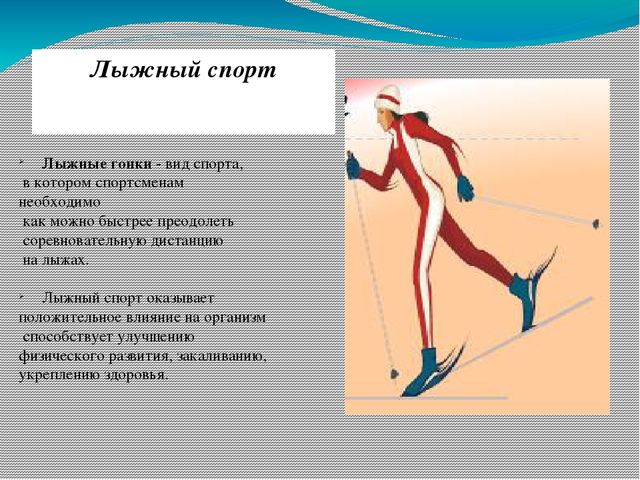Зимние виды спорта (познавательное развитие)