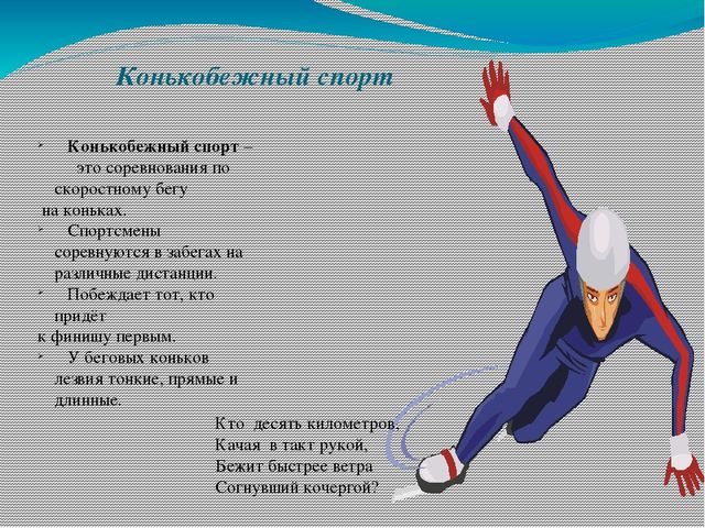 Зимние виды спорта (познавательное развитие)
