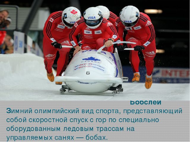 Зимние виды спорта (познавательное развитие)