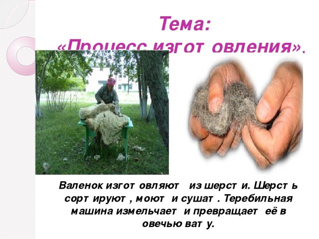 Презентация на тему" История русского валенка"