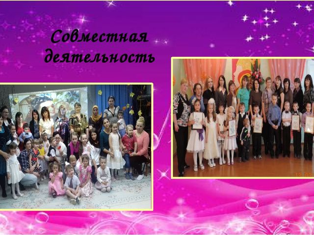 Участие родителей в реализации образовательных проектов