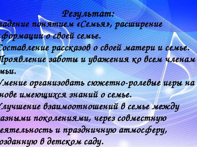 Интеграция образовательных областей в рамках реализации проекта «Мама – самый лучший друг»