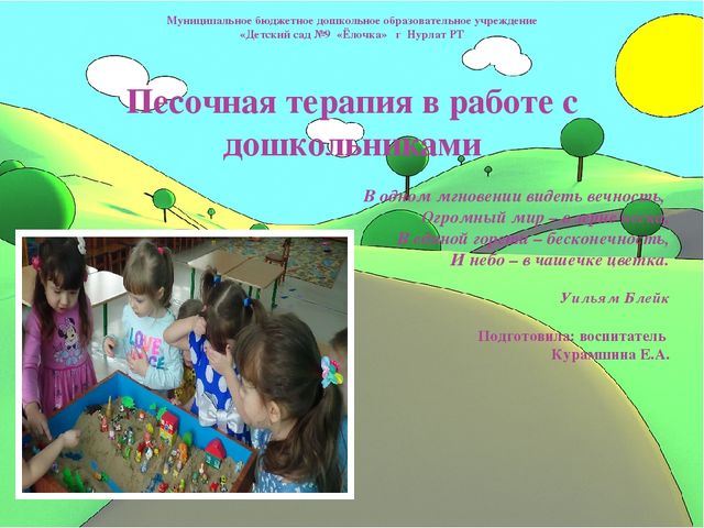 Презентация по использованию методики "Песочная терапия"