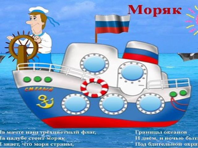 Презентация к 23 февраля "Военные профессии" в детском саду
