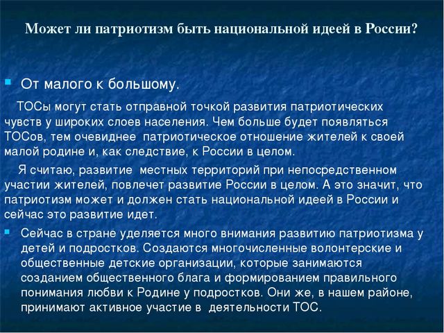 Презентация "Молодежный парламентаризм" (патриотическое воспитание)