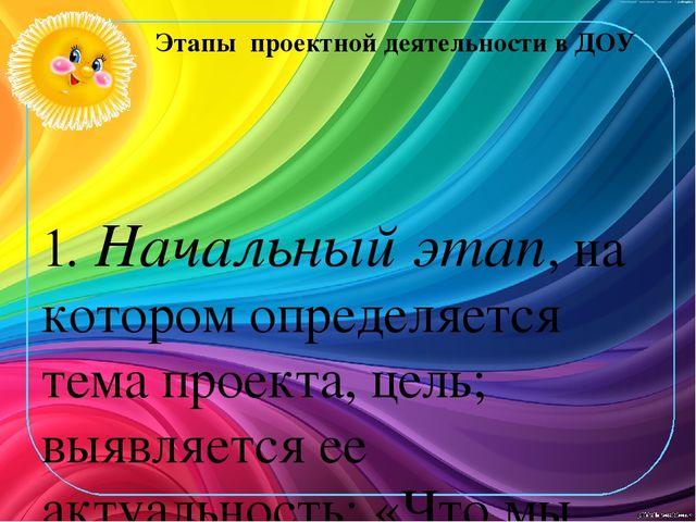 Организация проектной деятельности в дошкольной образовательной организации