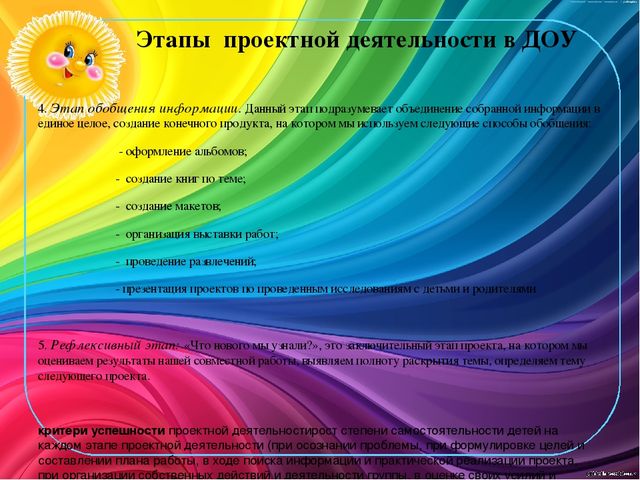 Организация проектной деятельности в дошкольной образовательной организации