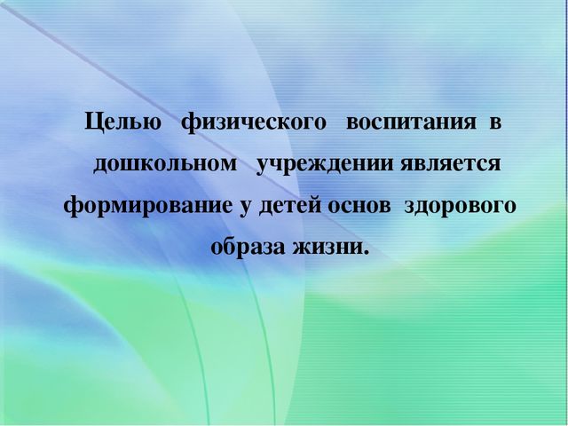 ЦЕНТР ФИЗИЧЕСКОГО РАЗВИТИЯ В СТАРШЕЙ ГРУППЕ