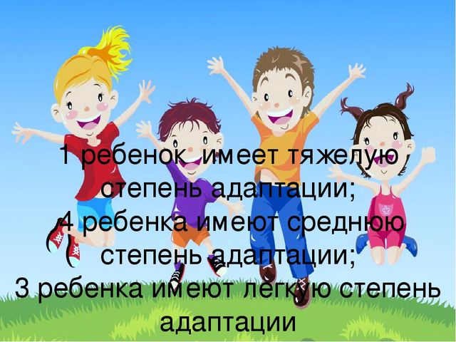 Адаптация детей второй группы раннего возраста