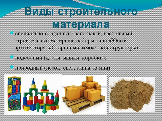 Презентация Строительные игры для детей дошкольного возраста