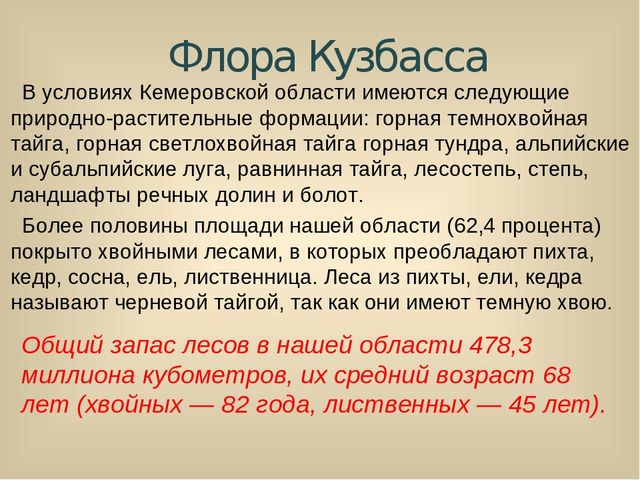 Природа кузбасса презентация