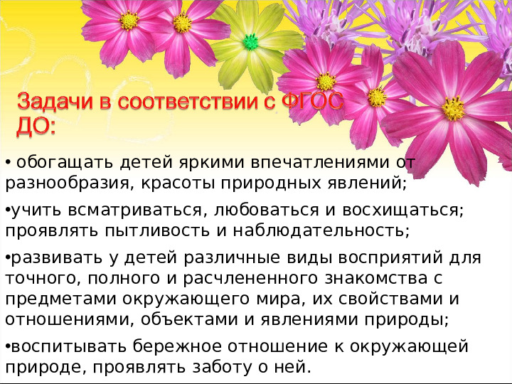Презентация по экологическому воспитанию на тему "Приобщение детей раннего возраста к миру природы"