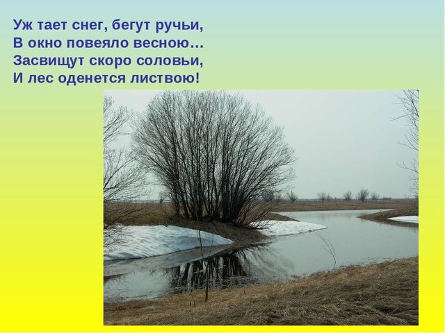 Презентация для дошкольников "В гости к весне"
