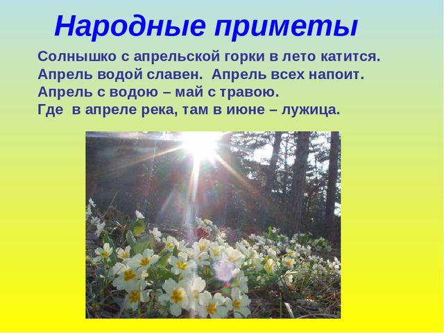 Презентация для дошкольников "В гости к весне"