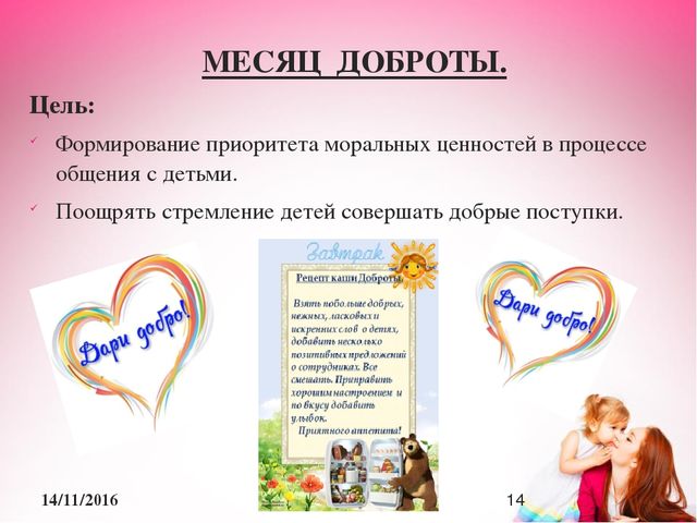 Презентация к проекту "Дни заботливых родителей"