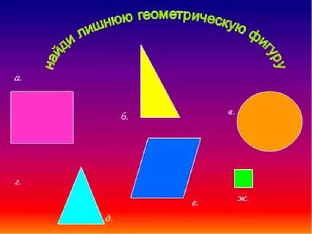 Презентация для детей дошкольного возраста "В мире геометрических фигур"