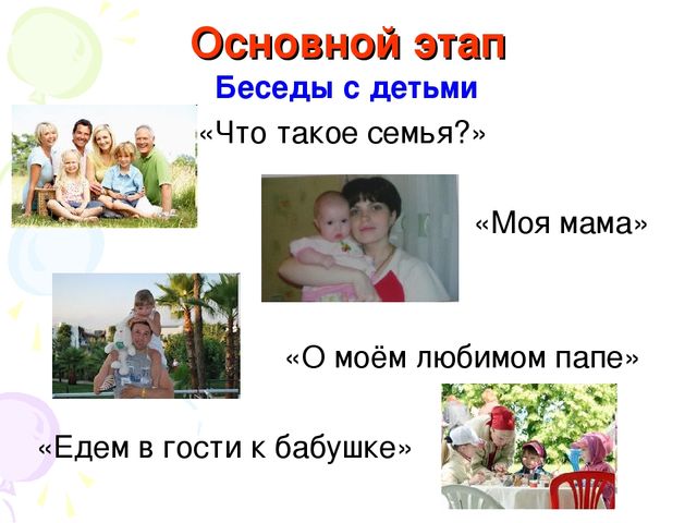Презентация проекта "Моя семья"