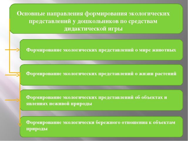 "Дидактическая игра как средство экологического образования дошкольников"