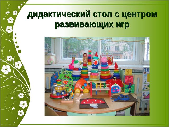 Презентация "Роль предметно-развивающей среды при адаптации" (Консультация для педагогов)