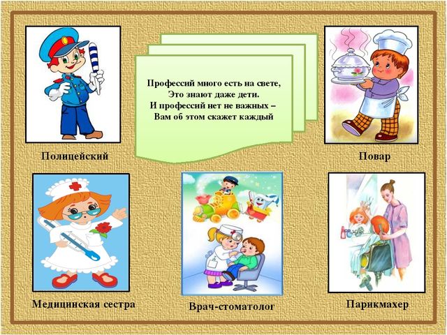 Профориентационный квест-викторина для дошкольников "Путешествие в мир профессий"