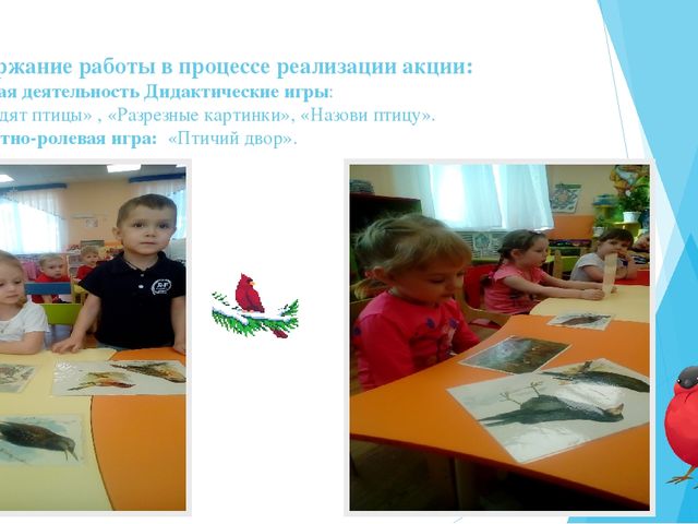 Экологическая акция "Покормите птиц" (2-я младшая группа)