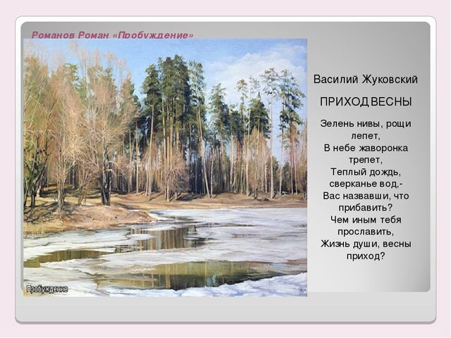 Презентация "Весна глазами художников"