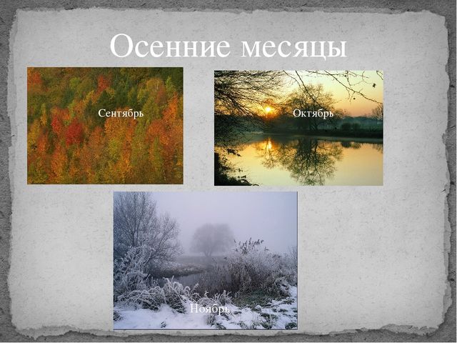 Название осенних месяцев. Месяца осени. Осенние месяцы сентябрь. Сентябрь октябрь ноябрь ноябрь.