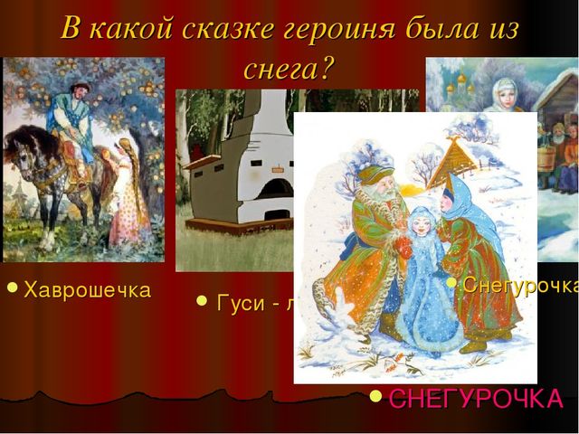 Викторина по русским народным сказкам. «СКАЗКА ЛОЖЬ, ДА В НЕЙ НАМЕК! ДОБРЫМ МОЛОДЦАМ УРОК».