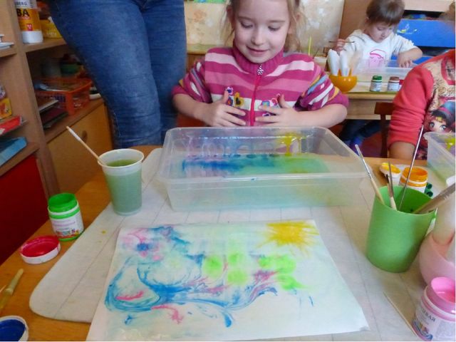 Презентация "Использование техники Эбру в художественно-эстетическом развитии дошкольников"