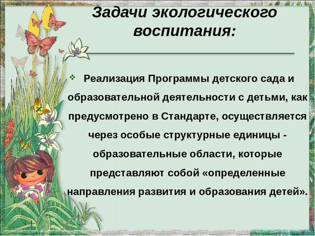 Экологическое воспитание детей раннего возраста в рамках введения ФГОС