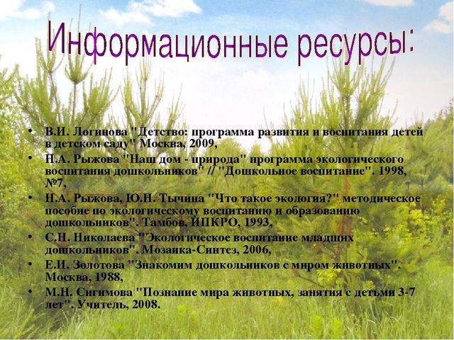 Презентация экологического проекта "Наши маленькие друзья"