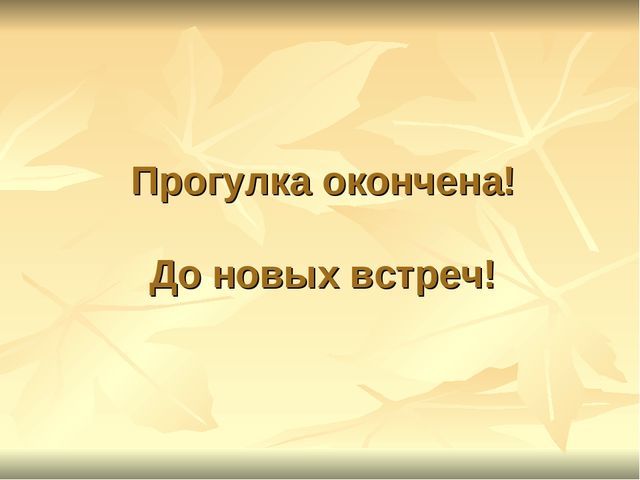 Презентация к ООД "Прогулка в зоопарк"