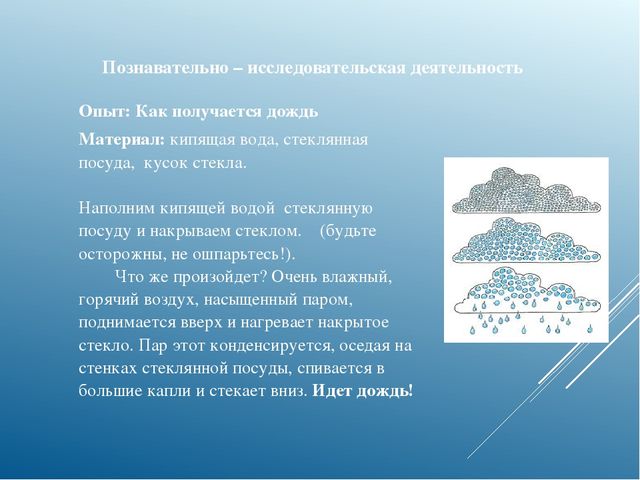 Презентация по «Естествознанию»  : «Явление природы-дождь»