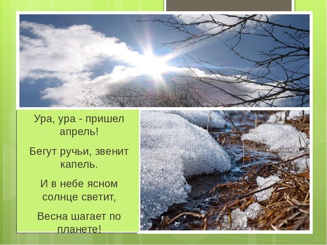 Презентация на тему "Весна"