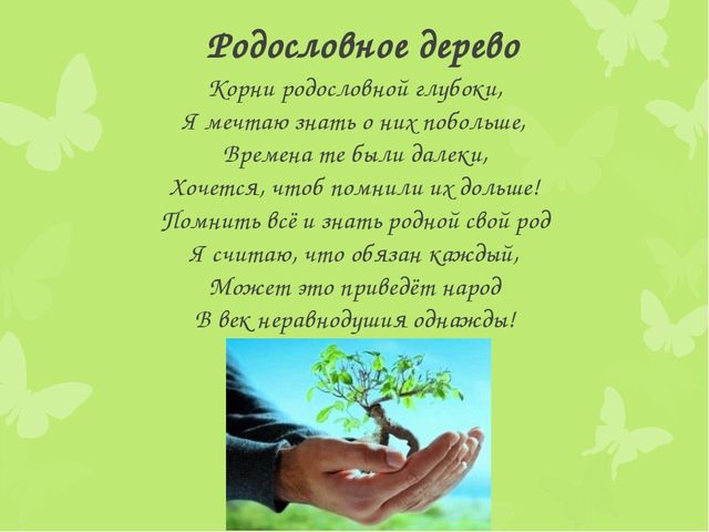 Презентация на тему "Родословная"