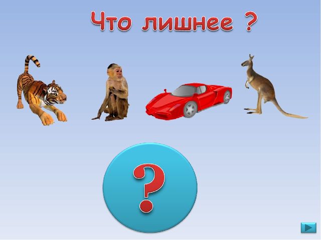 ПРЕЗЕНТАЦИЯ. Игра: «Что лишнее?»