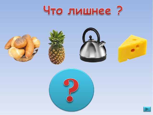 ПРЕЗЕНТАЦИЯ. Игра: «Что лишнее?»