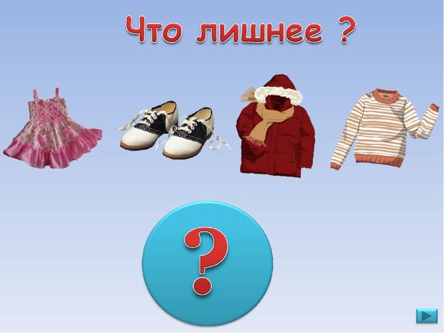 ПРЕЗЕНТАЦИЯ. Игра: «Что лишнее?»