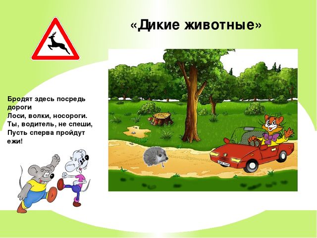 Презентация по ПДД "По мультикам гуляем - правила дорожные соблюдаем"