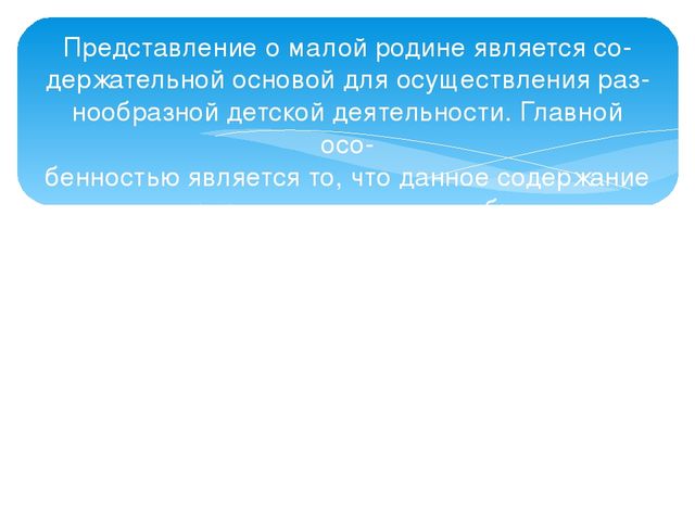 Проект "Моя малая Родина"