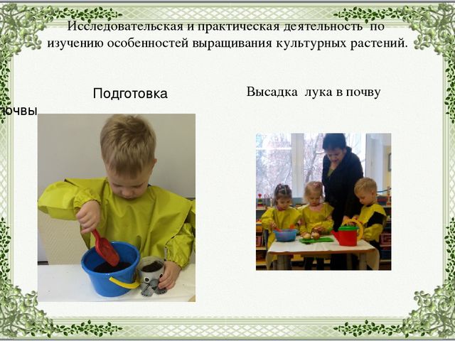 Экологический проект в младшей группе "Огород на подоконнике".