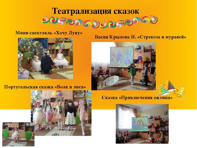 Презентация.Театрализованная деятельность как одна из форм развития речи дошкольников.