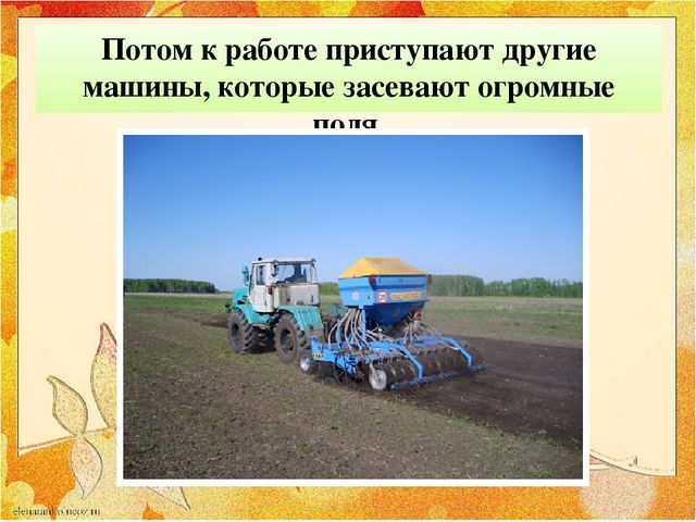 Презентация "От зернышка до хлеба"